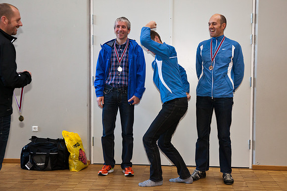 Heini Gregersen nr. 2, Hallur Holm  nr. 1. Debes H. Christiansen nr. 3