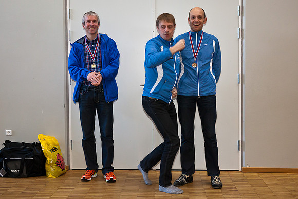 Heini Gregersen nr. 2, Hallur Holm  nr. 1. Debes H. Christiansen nr. 3