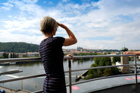 On top of Dancing House Prague