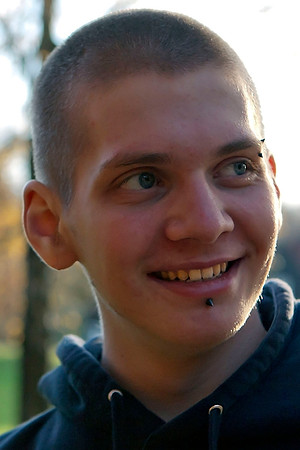 Edvard Vang i Hareskoven. Edvard Vang in Hare forest