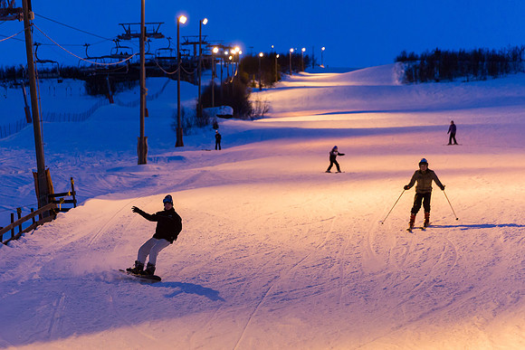Kvøldskiing