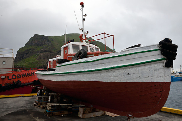 old tug boat in Vestmannaeyjar