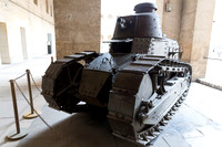 Tanks inside The Invalides in Paris, France