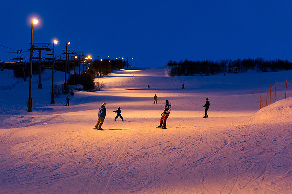 kvøldskiing