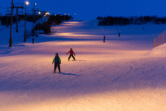 kvøldskiing