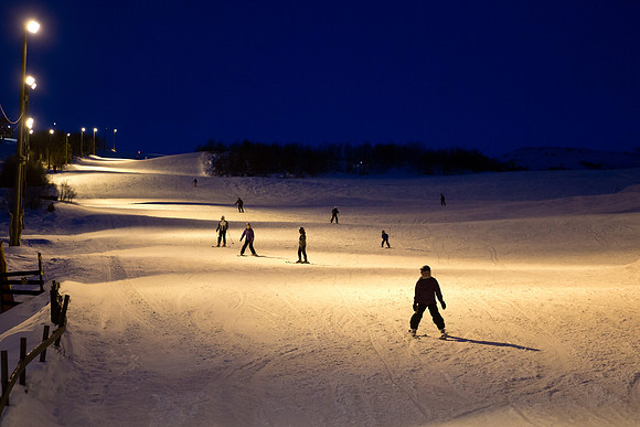 kvøldskiing