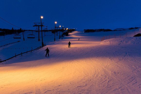 kvøldskiing