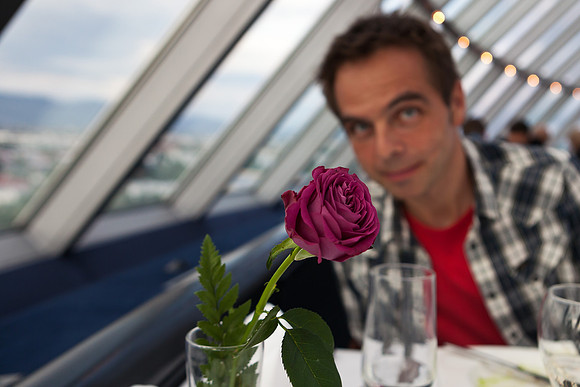 Einar at Perlan in Reykjavik