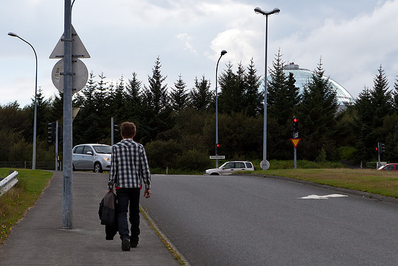 Towards Perlan in Reykjavik